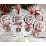 Karácsonyi szavak karácsonyfadísz