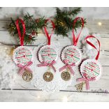 Karácsonyi szavak karácsonyfadísz