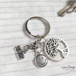 CsakFém kulcstartó "Tanárnak életfával"