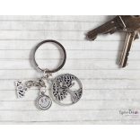 CsakFém kulcstartó "Tanárnak életfával"