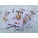 "Elmúlik" üveglencsés kulcstartó