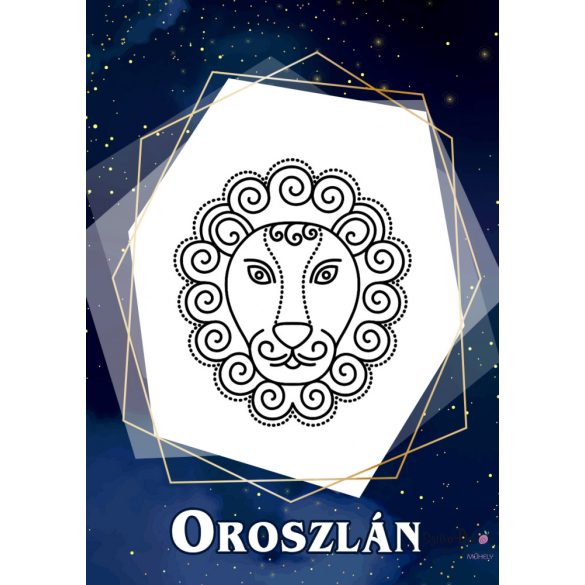 OROSZLÁN Horoszkópos kulcstartó