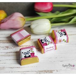 Nőnapi macis kockacsoki- dekoráció