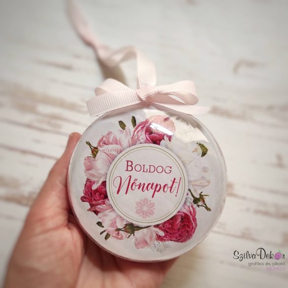 Nőnapi virágos buborék