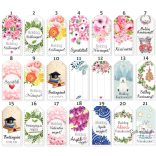 Kísérő kártya- választható mintával