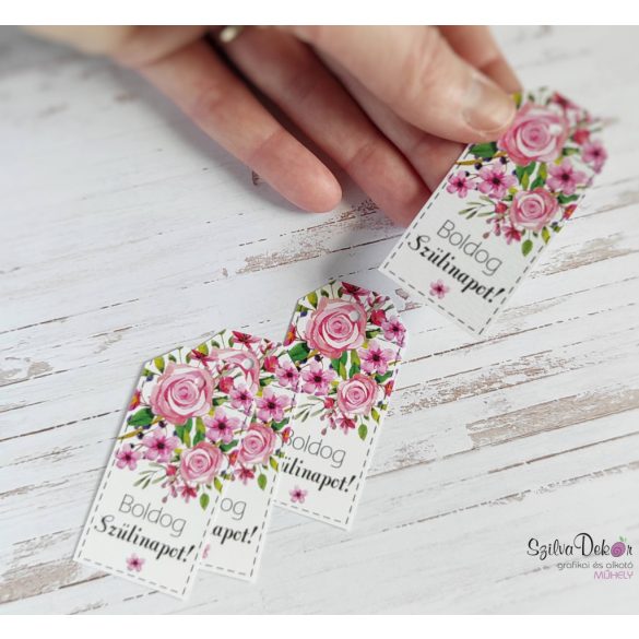 Kísérő kártya- választható mintával