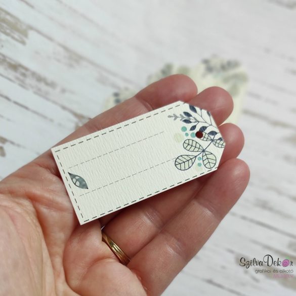 Kísérő kártya- választható mintával