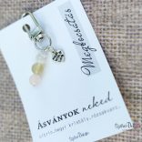 Megbocsátás- Ásványos kulcstartó vagy táskadísz