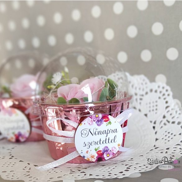 Szappanrózsa muffin Nőnapra