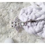 Hópihés Angyal fém fityegő