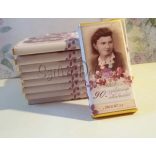 Nosztalgia feliratos csoki dekoráció