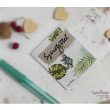 Óm fém medál mágneses ajándékkártyával