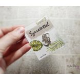 Óm fém medál mágneses ajándékkártyával