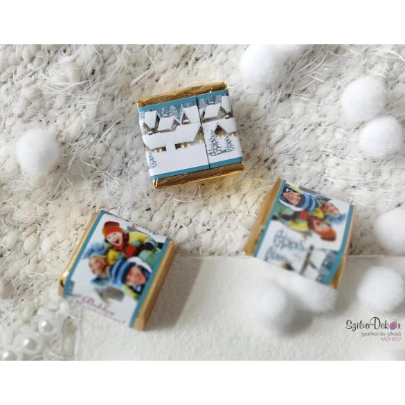 "Téli táj" karácsonyi kockacsoki