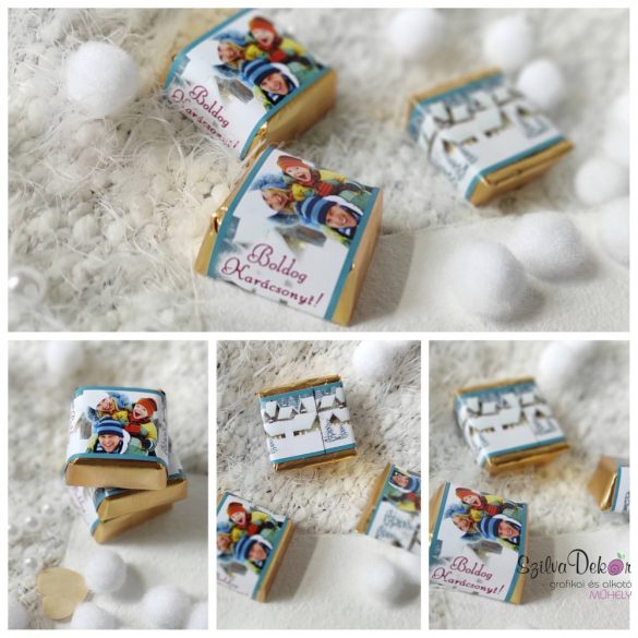 "Téli táj" karácsonyi kockacsoki