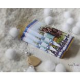 "Érkezik a Mikulás" fényképes kistáblás karácsonyi csoki 