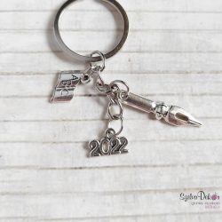 CsakFém kulcstartó "Magyar tanár"