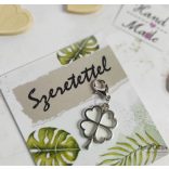 Lóhere fém medál mágneses ajándékkártyával