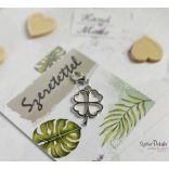 Lóhere fém medál mágneses ajándékkártyával