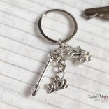 CsakFém kulcstartó "Rajz tanár"