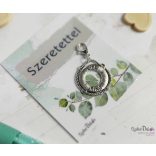 Mentőöv fém medál mágneses ajándékkártyával