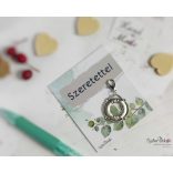 Mentőöv fém medál mágneses ajándékkártyával