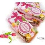 Nőnapi kistáblás feliratos csoki dekoráció