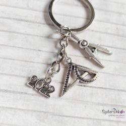 CsakFém kulcstartó "Matematika tanár"