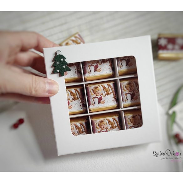 Előrendelési akció- 2 db 9 db-os csoki karácsonyi díszdobozban