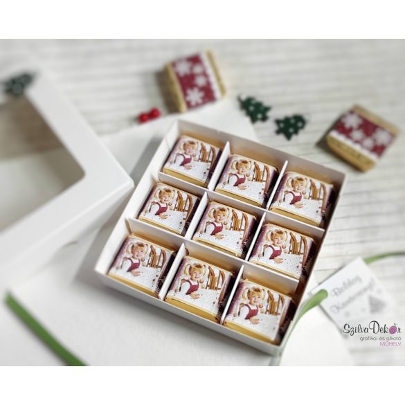 Előrendelési akció- 2 db 9 db-os csoki karácsonyi díszdobozban