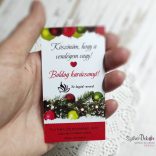 Köszönöm, hogy a vendégem vagy kártya gömbös