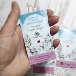 Köszönöm, hogy a vendégem vagy kártya hóemberes