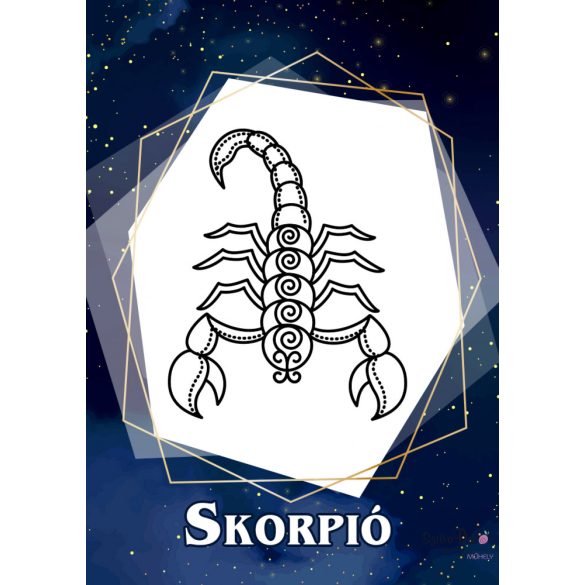 SKORPIÓ Horoszkópos kulcstartó