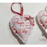 A világnak csak egy anya textil dísz akasztós