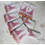 rózsaszín egyedi feliratos csoki