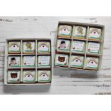 9 darab egyedi papíros csoki díszdobozban