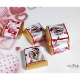 Pöttyös szíves valentin kockacsoki- dekoráció