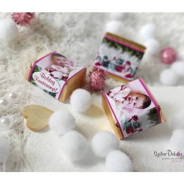 Ajándék dobozos karácsonyi kockacsoki