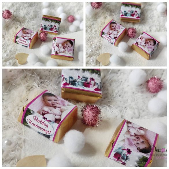 Ajándék dobozos karácsonyi kockacsoki