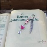 Madártollas KönyvÉkszer- rózsaszín