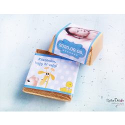 Zsiráfos kockacsoki- keresztelői, szülinapi dekoráció