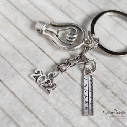 CsakFém kulcstartó "Fizika tanár"