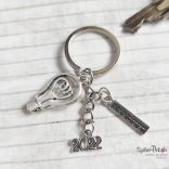 CsakFém kulcstartó "Fizika tanár"