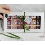 Előrendelési akció- 2 db 18 db-os csoki karácsonyi díszdobozban