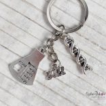 CsakFém kulcstartó "Kémia tanár"