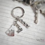 CsakFém kulcstartó "Kémia tanár"