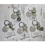 "Tanár" üveglencsés kulcstartó