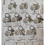 "Tanár" üveglencsés kulcstartó