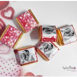 Apró szíves valentin kockacsoki- dekoráció