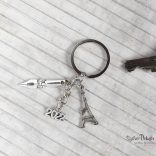 CsakFém kulcstartó "Francia tanár"